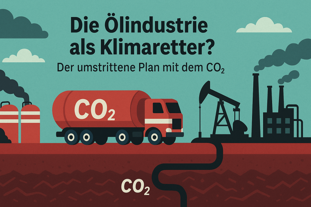 Die Ölindustrie als Klimaretter? Der umstrittene Plan mit dem&nbsp;CO₂